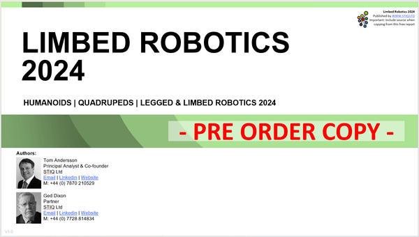 Mini Report: Limbed Robotics 2024 (PRE-ORDER) - Styleintelligence