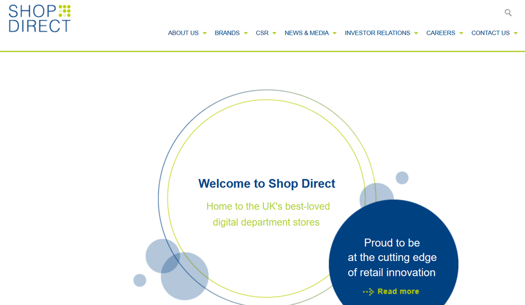 What is happening at Shop Direct?