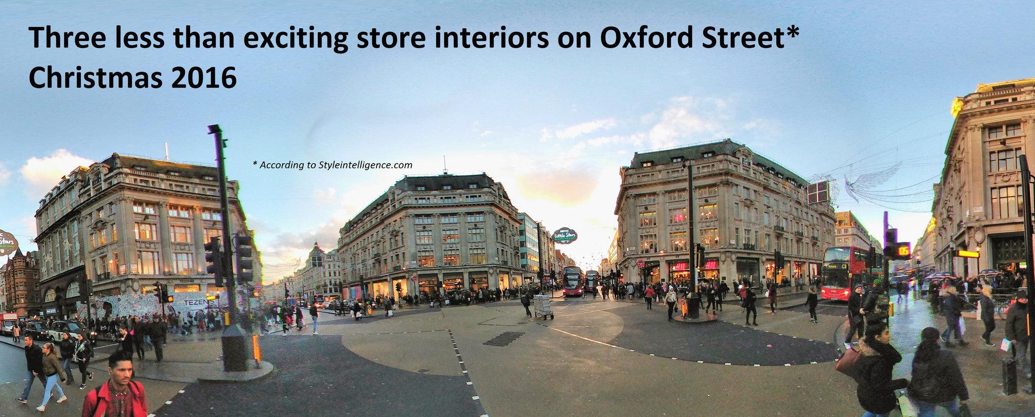 And the prize for the most boring store interior in London's Oxford Street goes to...