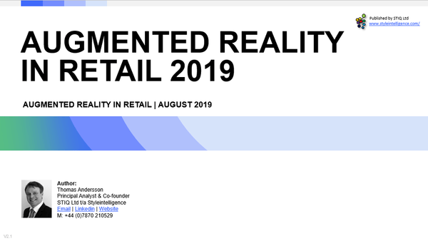 Market Report: Immersive Retail (AR in Retail) 2019