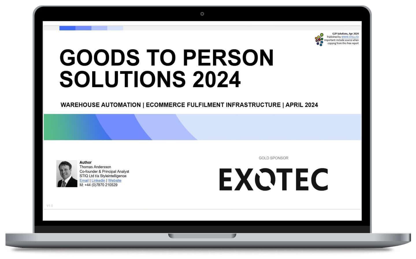 Market Report: Goods-to-Person Ecommerce Fulfilment Robotics 2024 - STIQ Ltd (t/a Styleintelligence)
