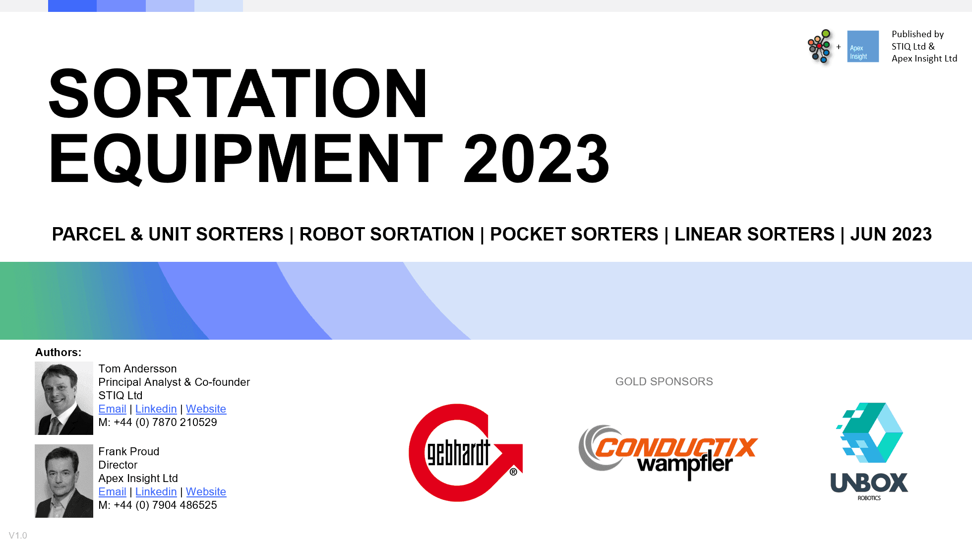 Market Report: Sortation Equipment 2023 - STIQ Ltd (t/a Styleintelligence)
