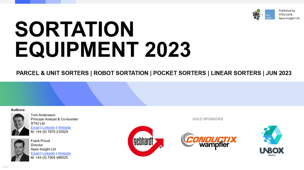 2023 sortation equipment warehouse automation report