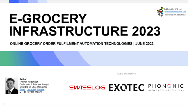 Market Report: e-Grocery Infrastructure 2023 - STIQ Ltd (t/a Styleintelligence)